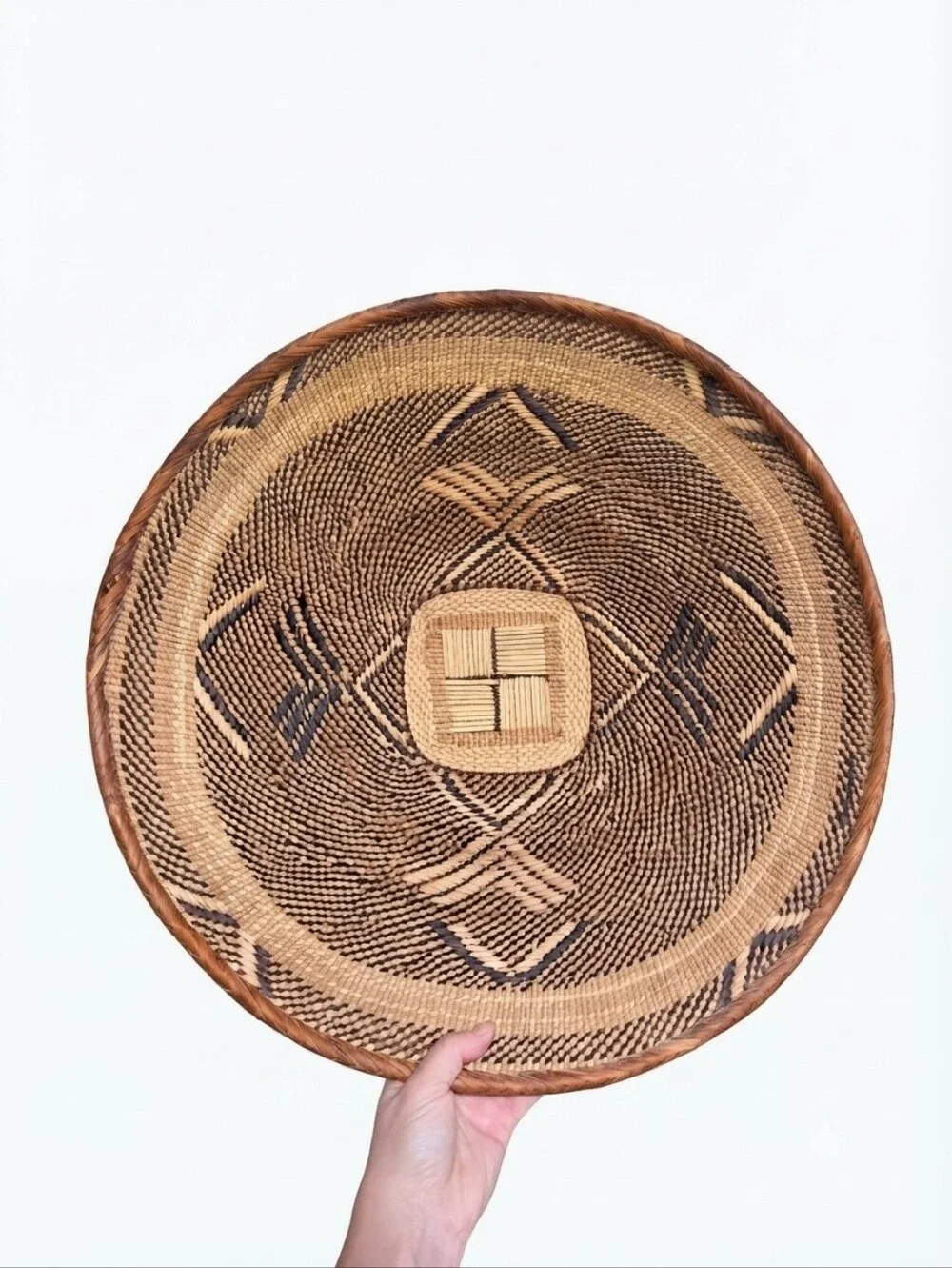 Vintage Tonga Binga Basket Zimbabwe 18.5